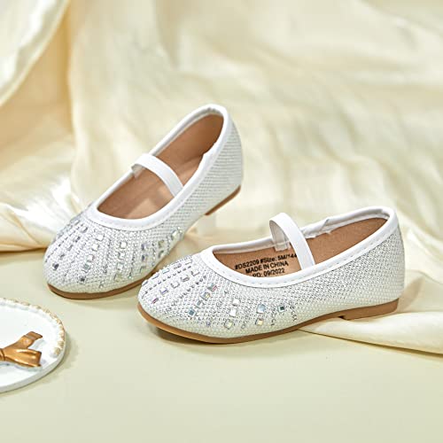 Image of GINFIVE Toddler Girls Dress Shoes Little Girls Mary Janes Ballerina Flats Shoes Toddler