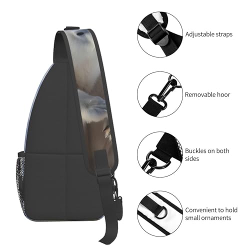 Bolso cruzado Polar bear para trekking y viaje miniatura 5
