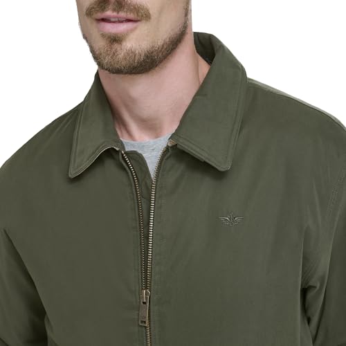 Image of Dockers Men's Microtwill Golf Bomber Jacket