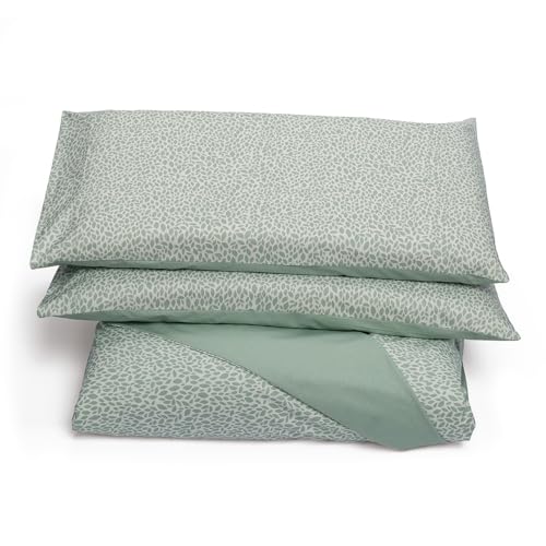 Foppapedretti Noche & Naturaleza - Saco nórdico para Cama de Matrimonio, 2 Piezas, con 2 Fundas de Almohada, 100% algodón, Fabricado en Italia