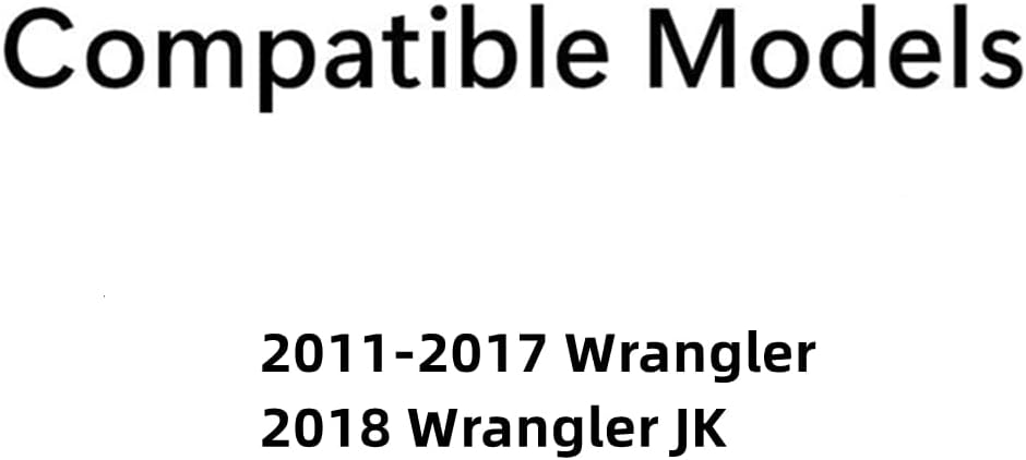 Heated Back Tailgate Window Back Glass Compatible with Jeep Wrangler 2011-2017/Jeep Wrangler JK 2018 Models
