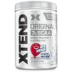 Scivation Xtend XTEND Original BCAA Powder Airheads Candy Flavor, 7g BCAA and 2.5g L-Glutamine, Sugar Free Post Workout Muscle Recovery Drink with Amino Acids for Men & Women, 30 Servings