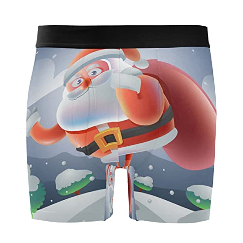 Bóxer para hombre regalo de Navidad pack de 2 calzoncillos divertidos Vnurnrn