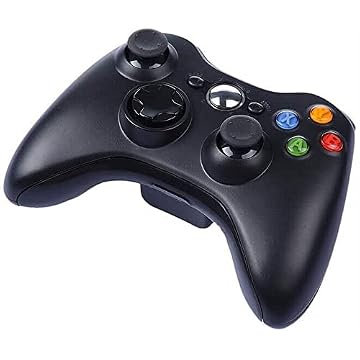 Inn Controle Sem Fio Xbox 360 2.4GHz 9m Compatível com Xbox 360 Fat e Slim