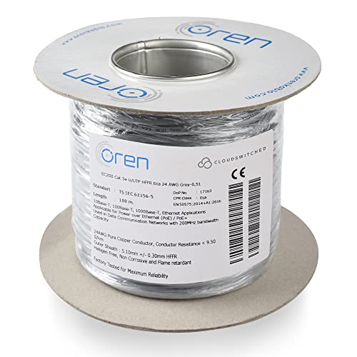 Cablecreation 25 ft Cat 5e Ethernet cavo patch, RJ45 cavo di rete per
