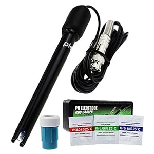 0-14 pH Elektrode Sonde BNC-connector, 300cm Kabel voor PH-meter MonitorControlemechanisme Testsensor…