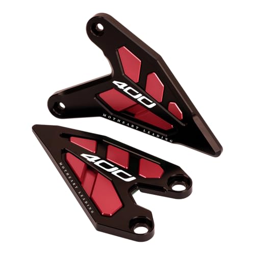 Repose-pieds de moto Ninja 400 rouge idéal pour vos sorties sportives et balades