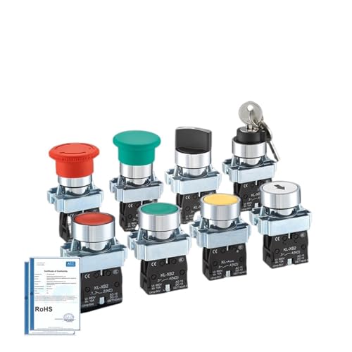 Interrupteur ZB2-BA45C bouton 22mm pour réinitialisation de tableau - 5