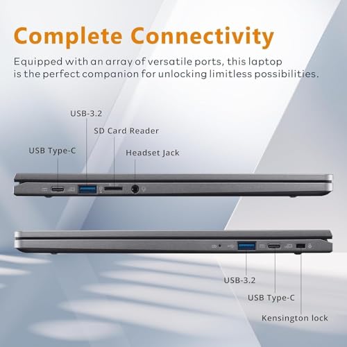 Image of Acer Chromebook Plus 514, 14 inch FHD Touchscreen Laptop, Intel 8-Core i3-N305, 8GB RAM, 512GB SSD, Chrome OS, Long Battery Life, High-End Business /Luxury Gift