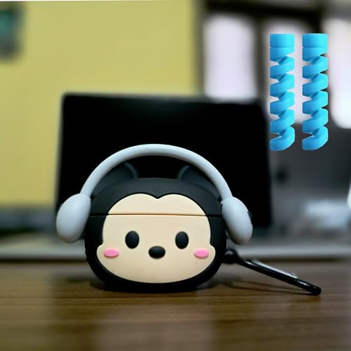 Image of YODI Case Cover for Airpods Pro|Pro 2|Airpods Pro 3|Airpods 4 Pouch, Silicone Cases with Cleaner Kit 360 Drop Protection,Shock-Resistant ([Headphone - Minne ], Airpods Pro /Pro 2)