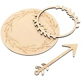 CIYODO Holz Meilensteinkarten Satz Doppelseitige Neugeborenen Monatskarten Foto...