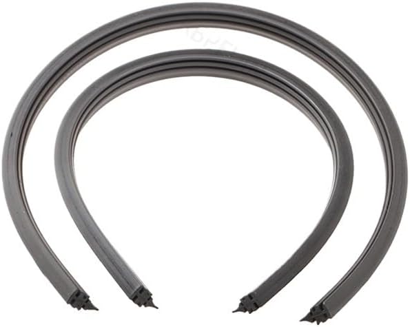 1Set for Ford Taurus 2013-2022 Car Wiper Blade Rubber Strip Refill 19"+24" Wipers Accessories(White)