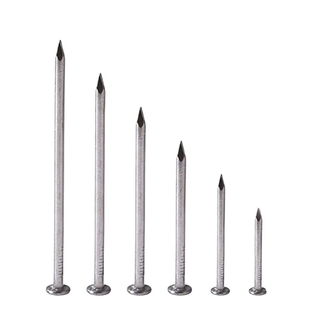 Clous en acier inoxydable 201 de 8,9 cm pour menuiserie, lot de 500g