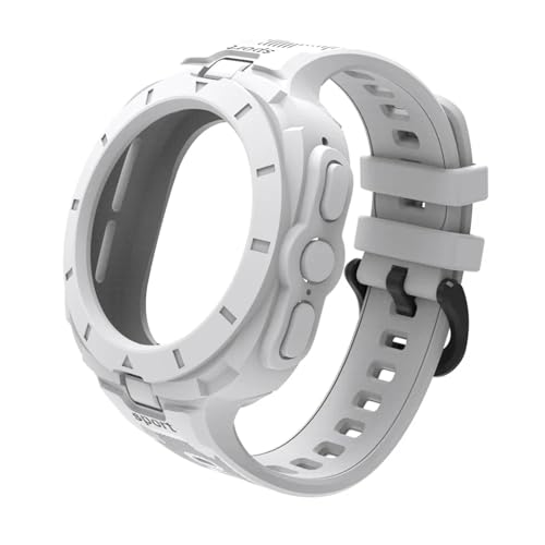 Bracelet silicone pour Galaxy Watch Ultra 47mm avec coque intégrée