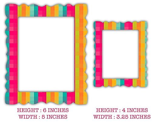 Image of Nourish Magnet Photo Frame (5.9 x 4.52 x 0.15 inch, Multicolour)