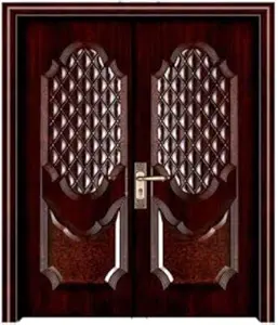 Mild Steel Double Door(Brown)