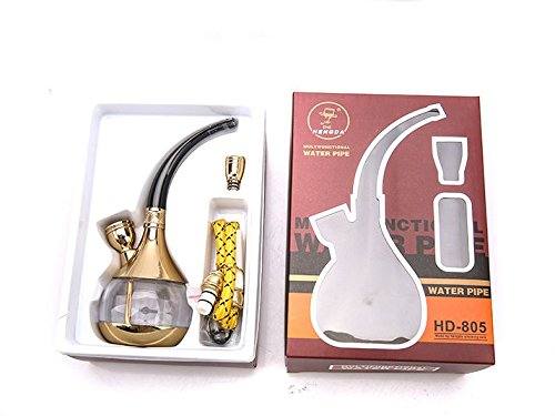 Amazon.co.jp: シーシャ型 水タバコ 水パイプ 喫煙具 (ゴールド