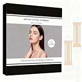 40 PCS Invisible Neck Lift Tape - Breathable Tightening Strap, Lift Band for Neck & Jaw, Reduces Sagging & Wrinkles, Waterproof Firming Design (M)