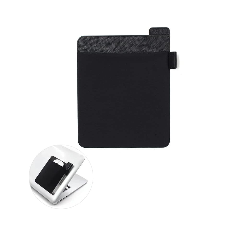 TERRIFI Pocket Pouch for Laptop with Reusable Adhesive,Pouch Holder for Computer Accessories,Self-Adhesive Mouse Headset Storage Bag, Ideal for Portable External USB Cable,Apple Magic Mouse