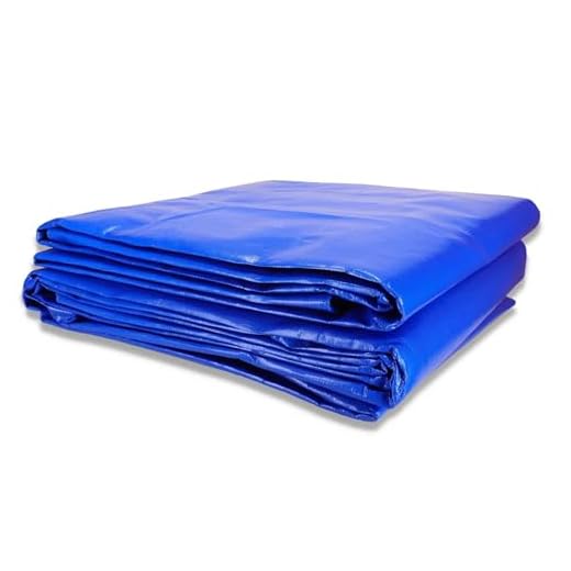 Pathavi Tarpaulin | 15FT X 12FT 120 GSM Tharpai Tadpatri Thadika Tirpal, Extra Strong, Reinforced Eyelets, UV Resistant, 100% Waterproof Virgin (Color - Blue, Pack of 1)