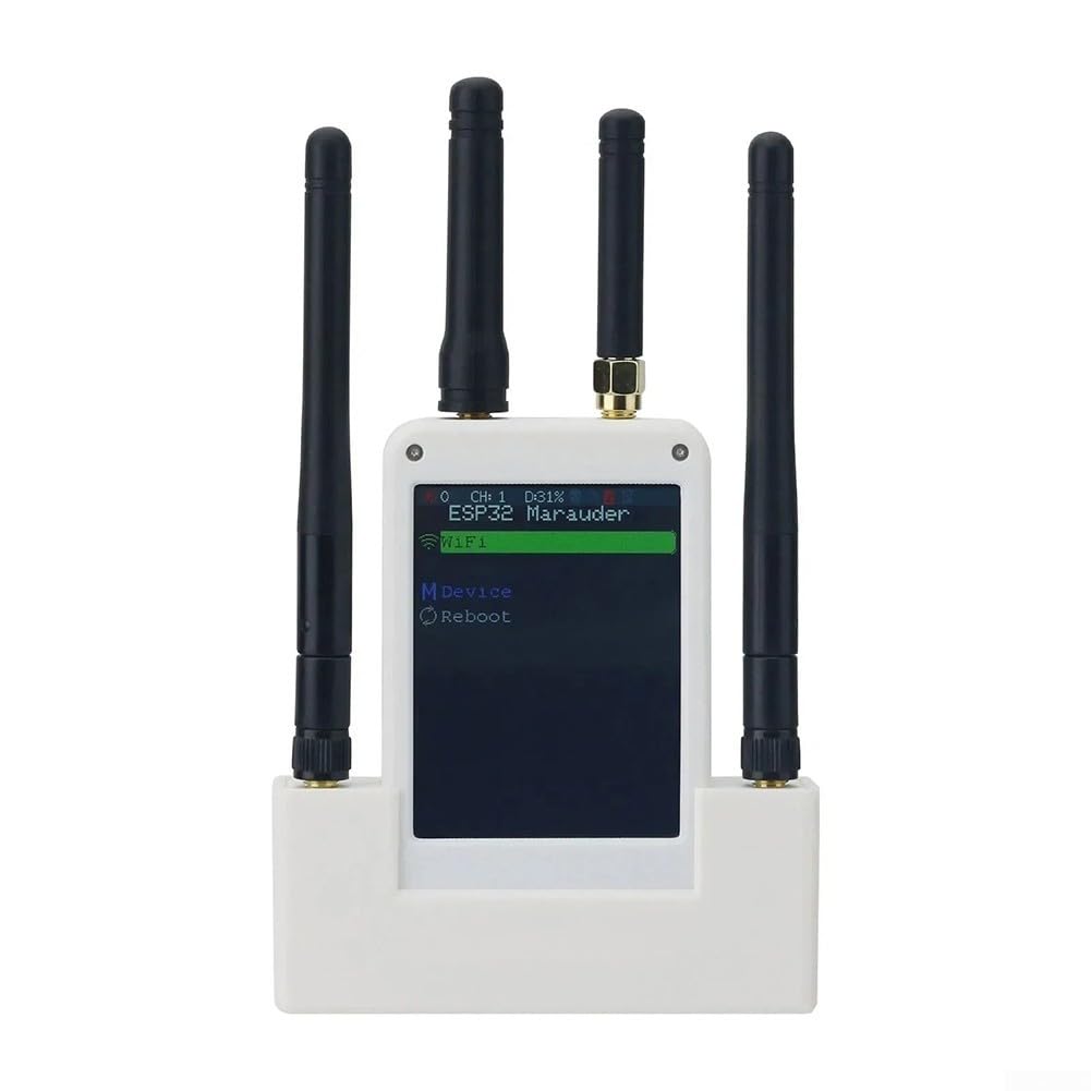 per Flipper per scheda di sviluppo Wi-Fi zero chip ESP32-C5 GPS antenna RF 433 MHz - Modulo schermo 2.8 Scheda di espansione Interfaccia USB-C (bianco)