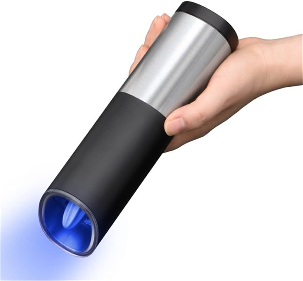 Pepper Grinder Electric Salt and with LED Light Automatic Spice Mill Adjustable Coarseness Kitchen Tool