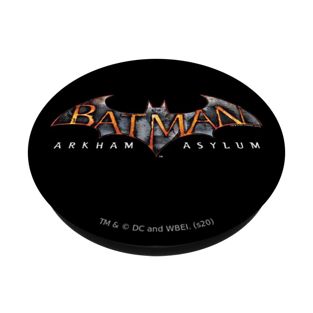 Batman: Arkham Asylum Bat Logo PopSockets PopGrip Intercambiabile