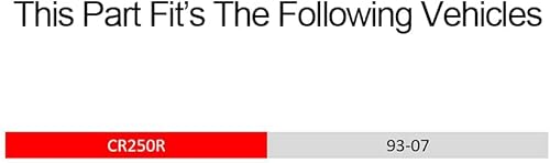 Miniatura 2 de SCAR Plegable Palanca De Cambios Pedal De Cambio Forjado Compatible Con Honda CR 250 CR250 93-07 - Rojo