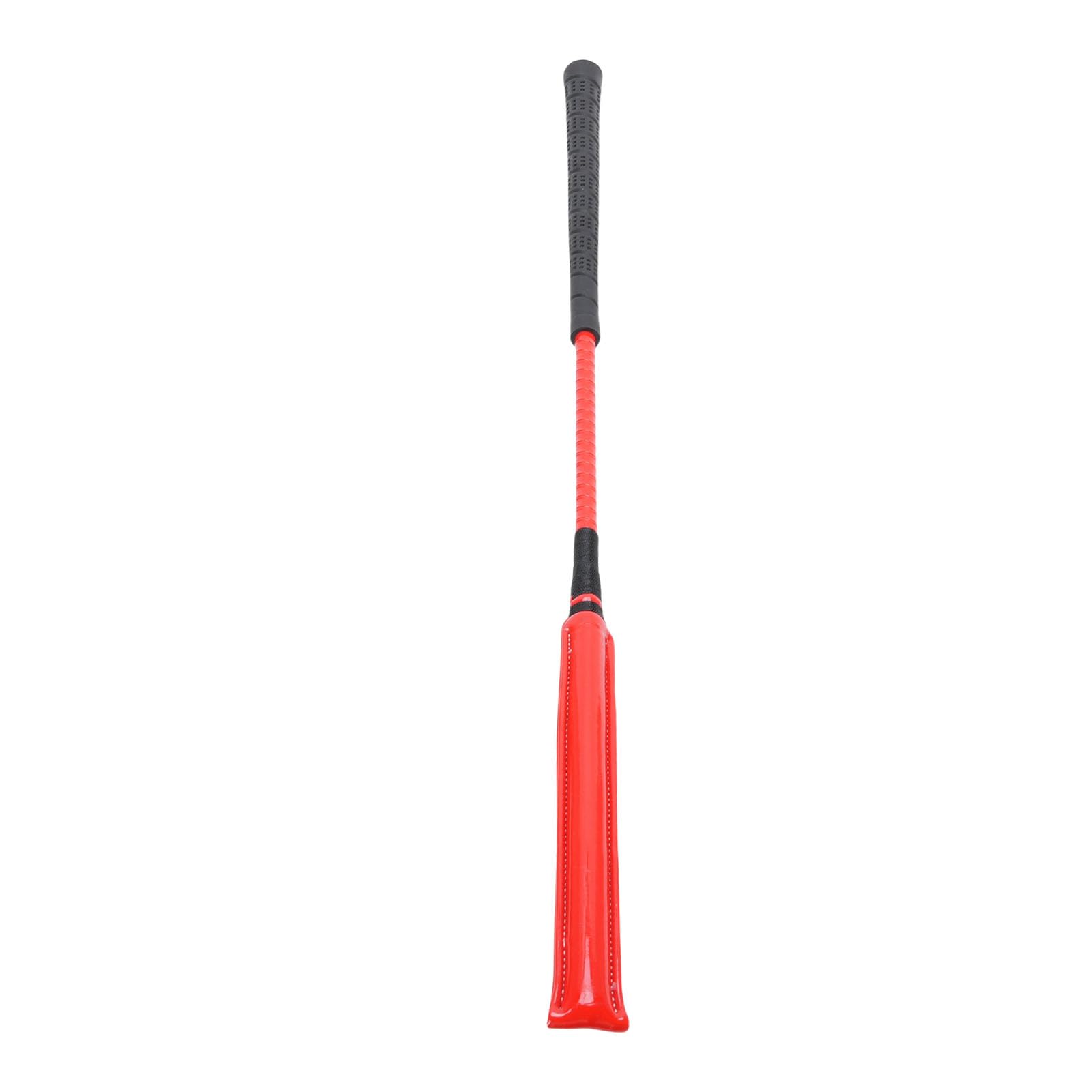 Ejoyous Frustino da Equitazione in Pelle Verniciata da 65 Cm con Manico in Silicone Antiscivolo Controllo Flessibile Struttura Resistente all'abrasione per Allenamenti Equestri e Cavalieri da Corsa
