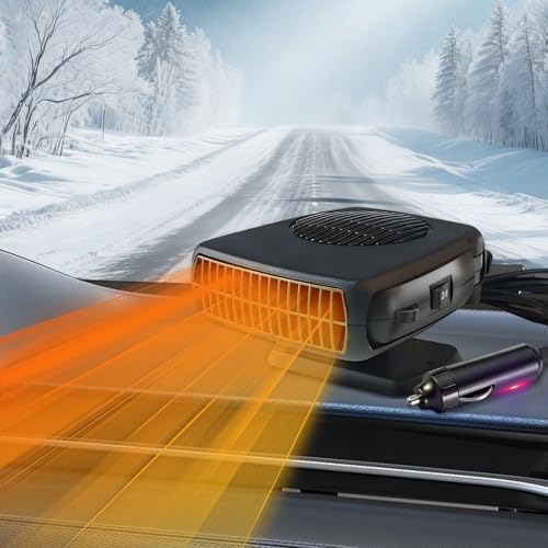 Qidoe 200W Calentador Coche : 12V Calefactor
