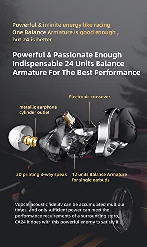 中華イヤホン CCA CA24 (12BA) Amazon.co.jp: CCA CA24純バランスドアーマチュアハイエンドHiFi