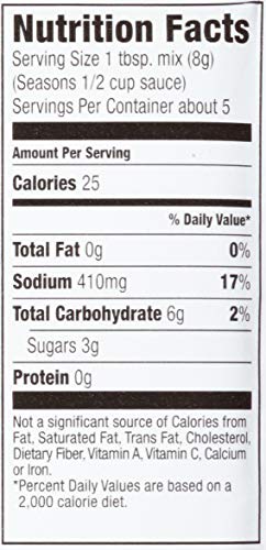 Image of McCormick Thick & Zesty Spaghetti Sauce Mix, 1.37 oz