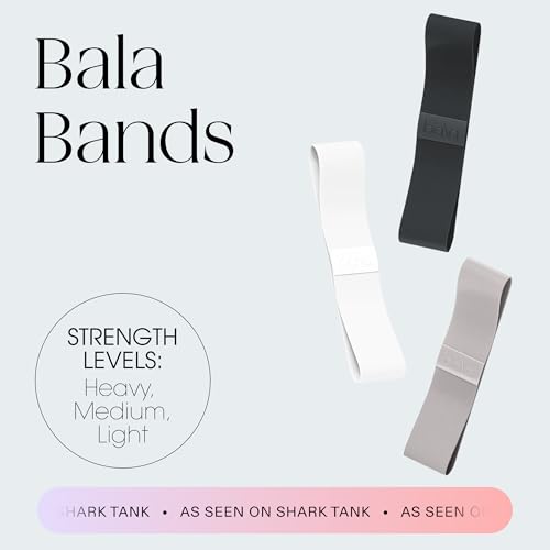 Image of Bala Bands Resistance Bands, Non-Slip Fabric Exercise Bands | Non-Slip Ankle, Legs, Glutes & Booty Bands, Women & Men - Loop Workout Bands for Yoga, Pilates & Strength Training
