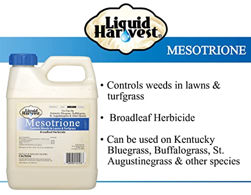 Liquid Harvest Lazer Blue Spray Pattern Indicator 32 Oz, Surfactant 32 Oz, And Mesotrione 32 Oz Bundle For Effective Weed Control #TOP3
