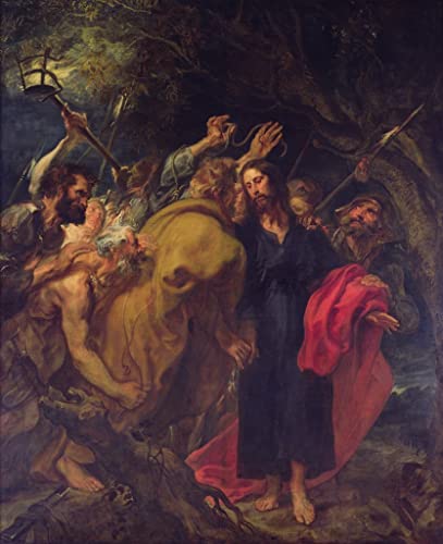 Tableau la trahison du Christ Van Dyck impressions d'art mural vintage haut de gamme