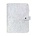 A5 Binder,A5 Personal Organizer, Spiral Notebook Binder Wool Felt Notebook-Harphia (Light Gray, A5 9 x 6.69'')