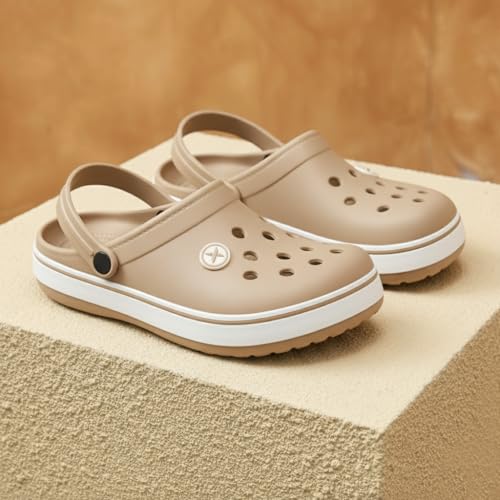 Image of HAUX Casual Clogs for Men | Soft & Comfortable EVA Slip-Ons | Lightweight Slippers & Everyday Wear Comfort Clogs for Men