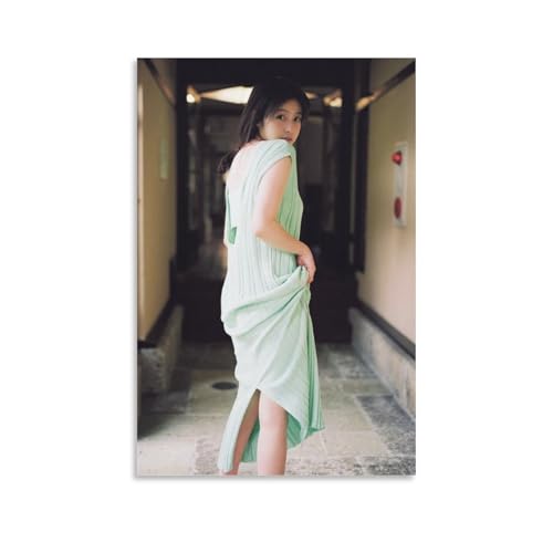 今田美桜 写真 (162) 壁飾り キャンバス 印刷 ポスター バスルーム 寝室装飾 絵画 油彩画 ウォールアート 素晴らしいギフト16x24inch(40x60cm)