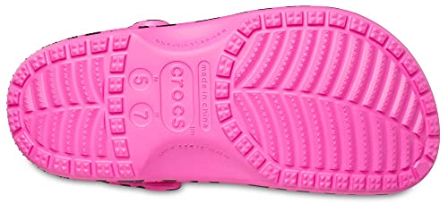 Image of Crocs Women's and Men's Classic Lined Animal Print Clog | Fuzzy Slippers