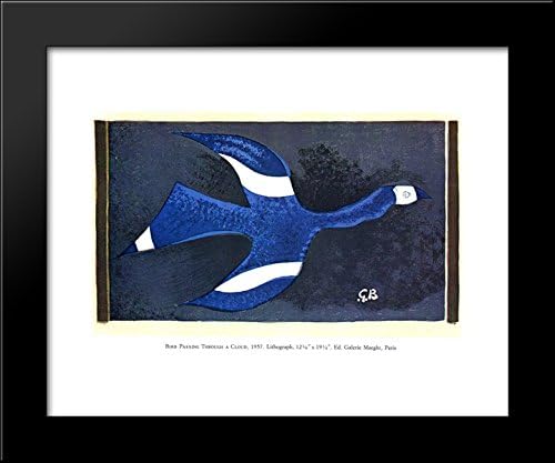 A Bird Passing Through a Cloud 20x24 Framed Art Print by Georges Braque