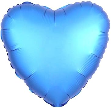 Mavi Renk Kalp Folyo Balon 24  n
