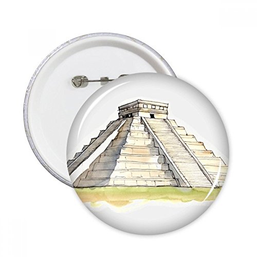 Pins El Castillo pyramide méso ronde pour relooker une veste terne