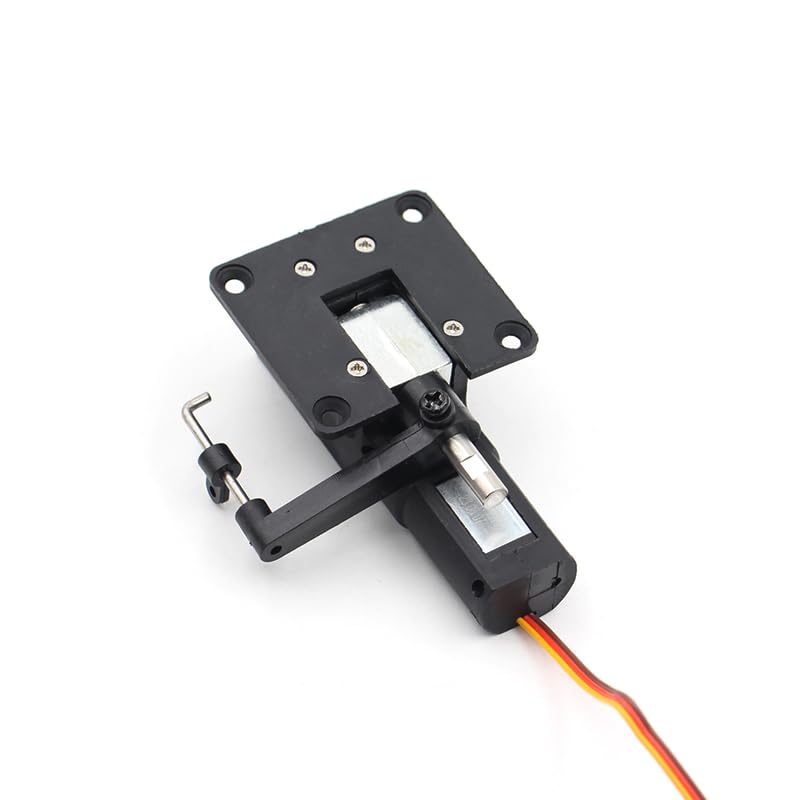 SPARKHOBBY 5KG 55g Electric Retractable Landing Gear with Metal Block Steering for RC 3-5kg FPV Fixed-Wing Drone Airplane (1PCS with steering)