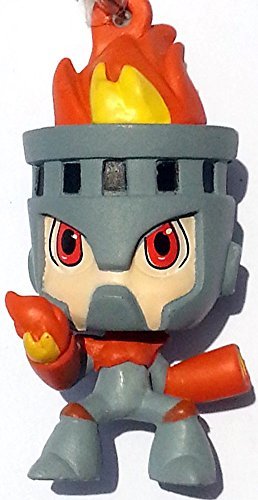 Megaman Capcom Backpack Hanger ~ Fire Man ~ Opened to Identify, Small, No Gemstone
