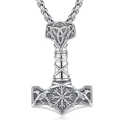 Collar Martillo de Thor, Colgante Martillo de Thor Vikinga de Plata de Ley 925 y Collar Colgante Hombre, Joyería Amuleto Regalos para hombre y mujer | Ya disponible en tu tienda friki favorita! En mundofriki.es! Collar Martillo de Thor, Colgante Martillo de Thor Vikinga de Plata de Ley 925 y Collar Colgante Hombre, Joyería Amuleto Regalos para hombre y mujer | Ya disponible en tu tienda friki favorita! En mundofriki.es!