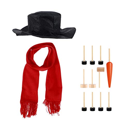 Muñeco de nieve Decoración de Vestir Juego de vacaciones de invierno juguetes...