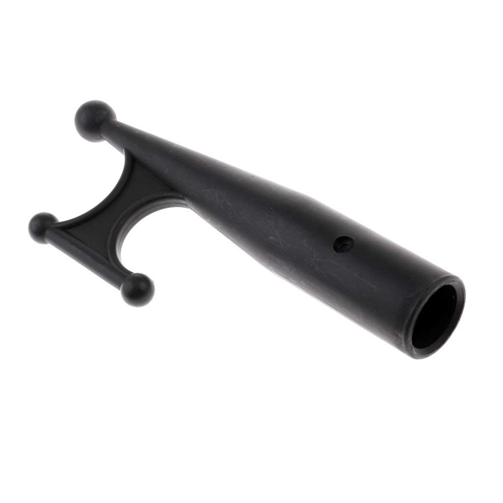DAZZLEEX Gancio per barca in nylon nero per barca, testa di ricambio, per yacht marino, pesca, kayak, zattera, vela, barca a vela