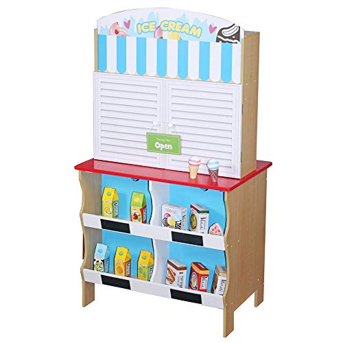 Play & Learn - Gelateria Con Cucina In Legno (Colorbaby 85290) - 5
