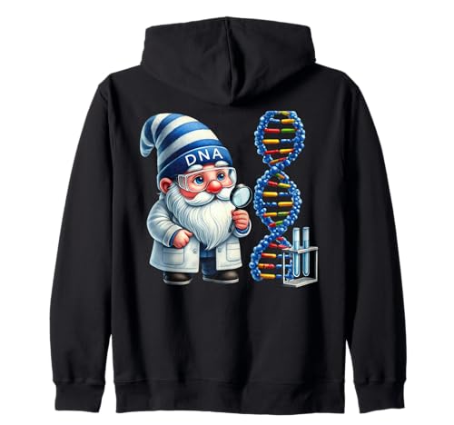 Genealogy Gnome Graphic For Science Nerd And Funny Scientist Sudadera con Capucha