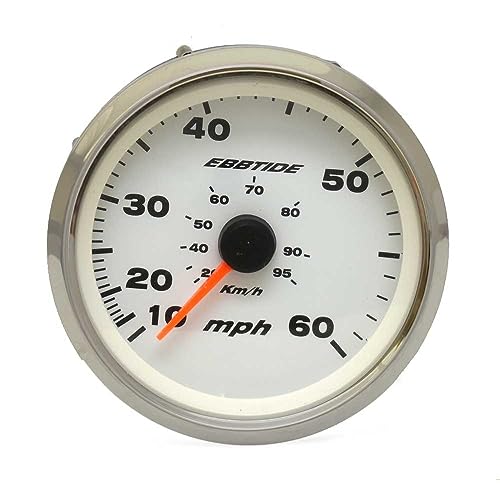 Faria Boat Speedometer Gauge SE9702A | Euro Sport 3 3/8 Inch